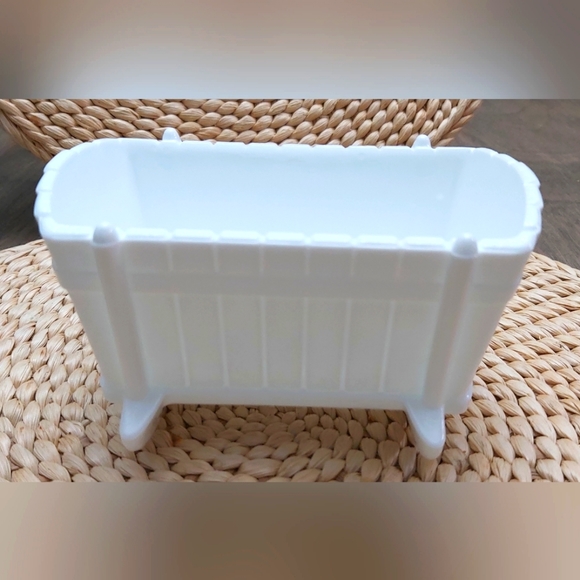 Vintage Milkglass baby rocking cradle - Picture 3 of 7